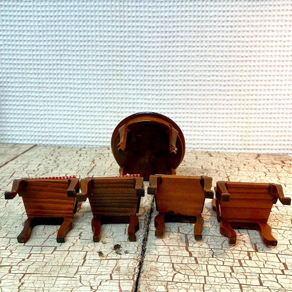 Dollhouse dining room set - Picture 6 of 8
